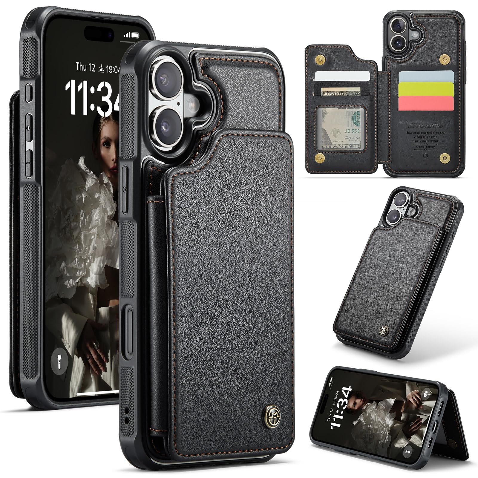 iPhone 16 Plus · Fashion Black — product image 1