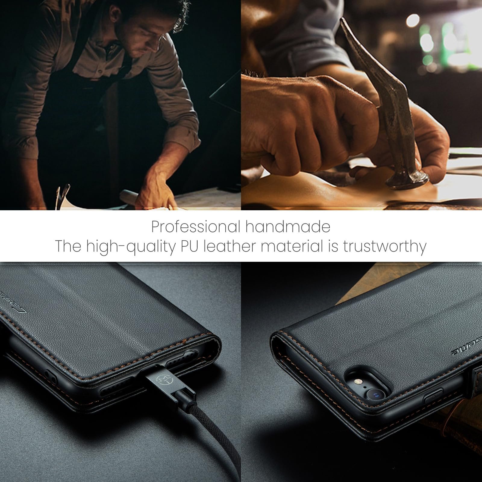 iPhone 6/7/8/SE2/SE3 · Fashion Black — product image 8