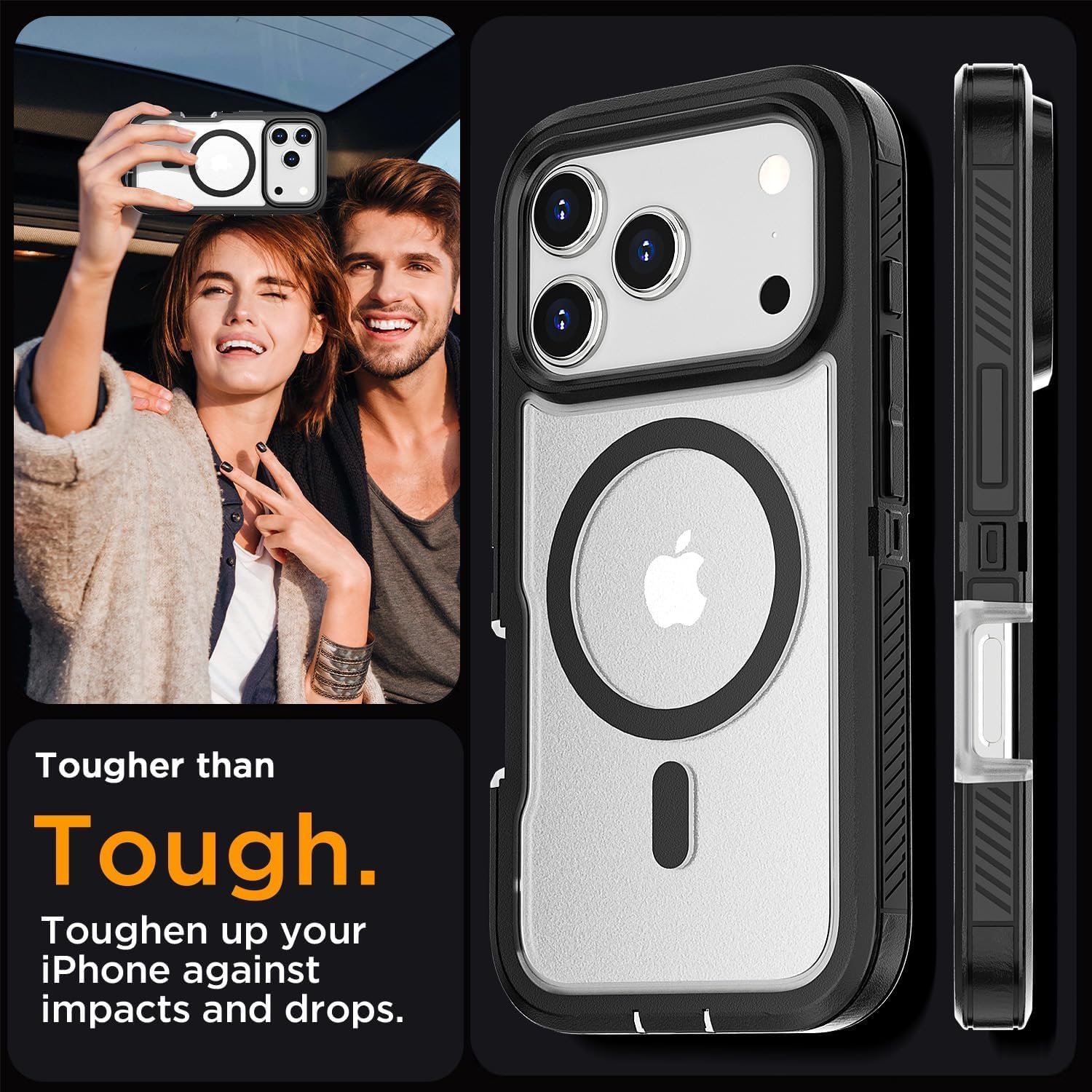 iPhone 18 Pro Max/iPhone 17 Pro Max · Transparent Black — product image 4