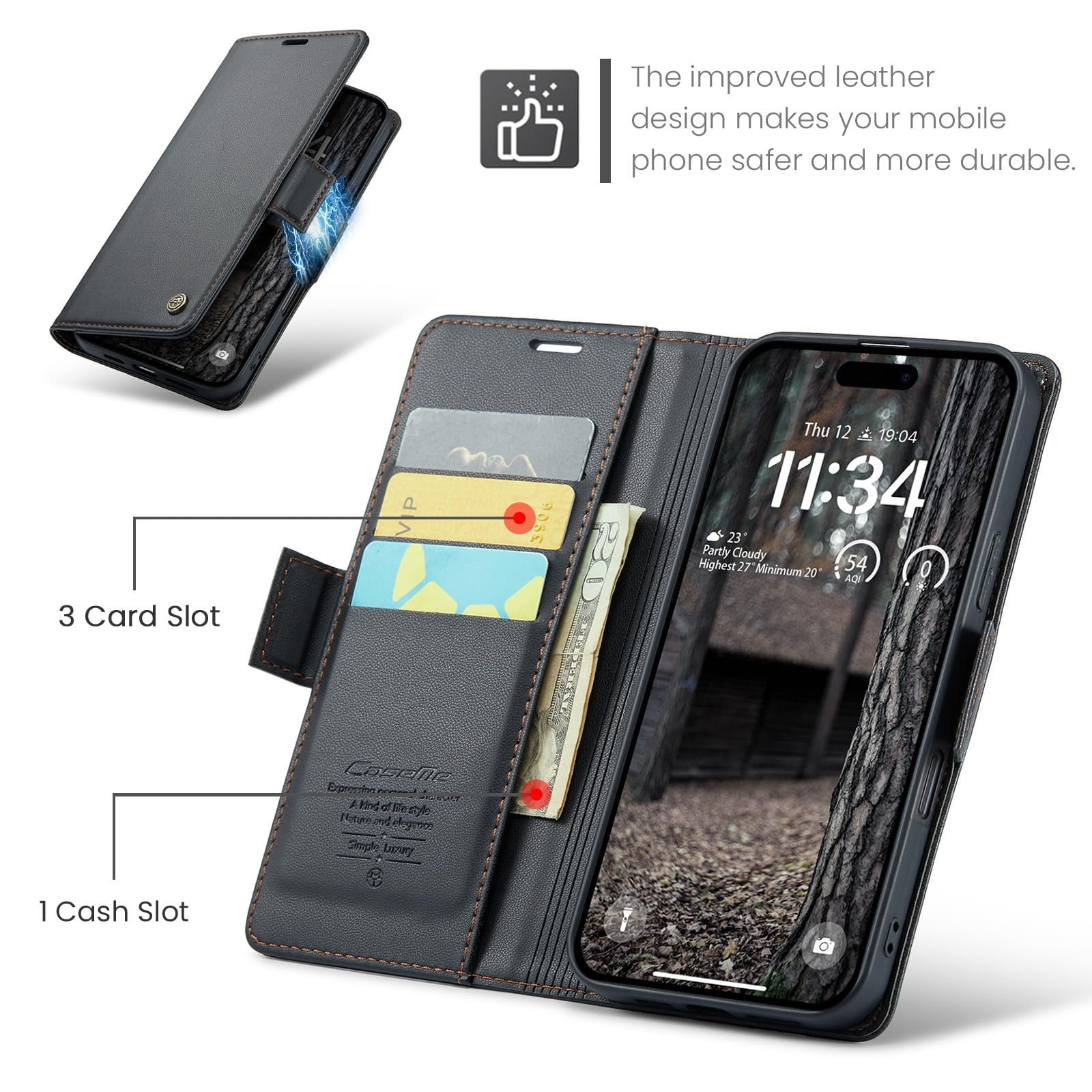 iPhone 16 Pro · Fashion Black — product image 2