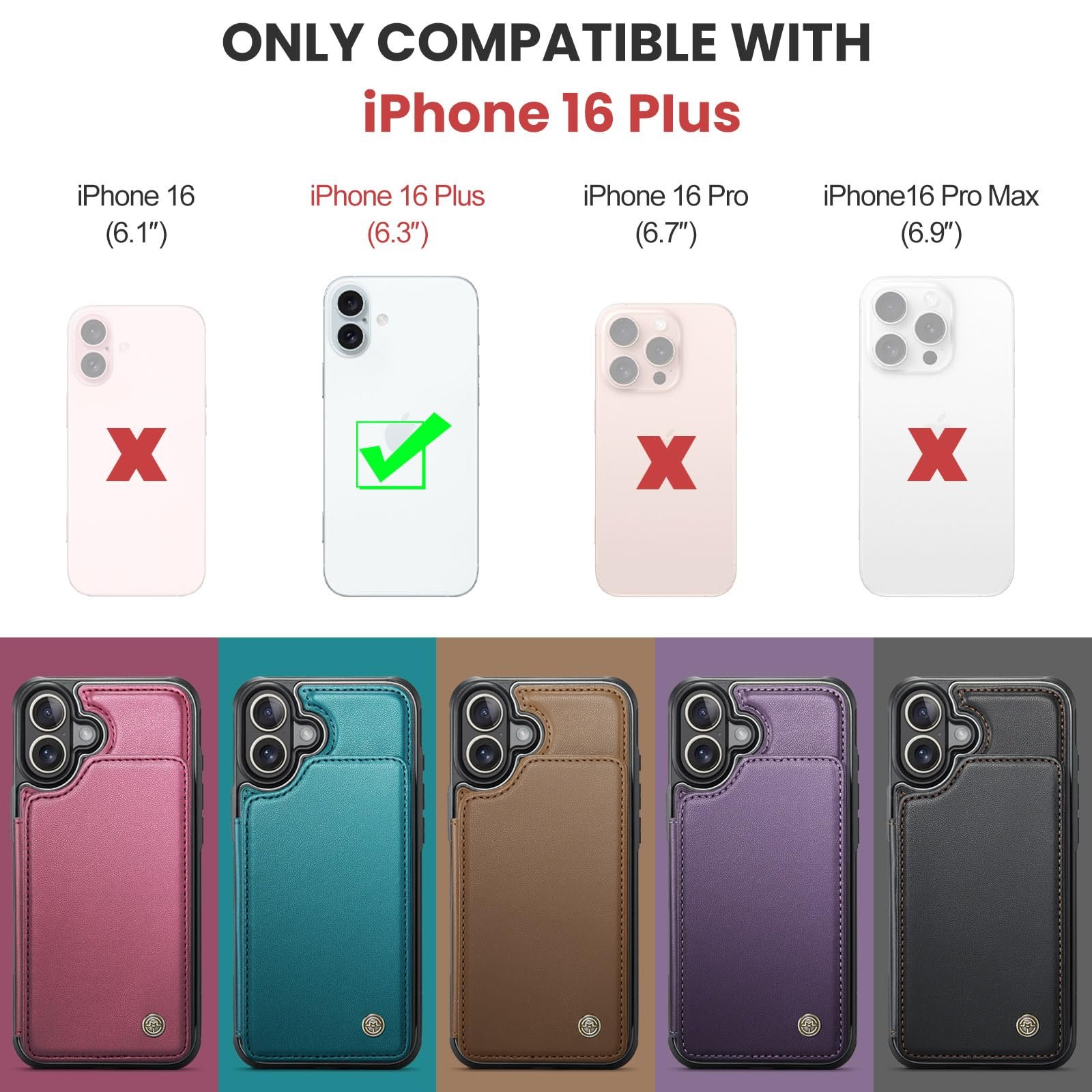 iPhone 16 Plus · Fashion Black — product image 9