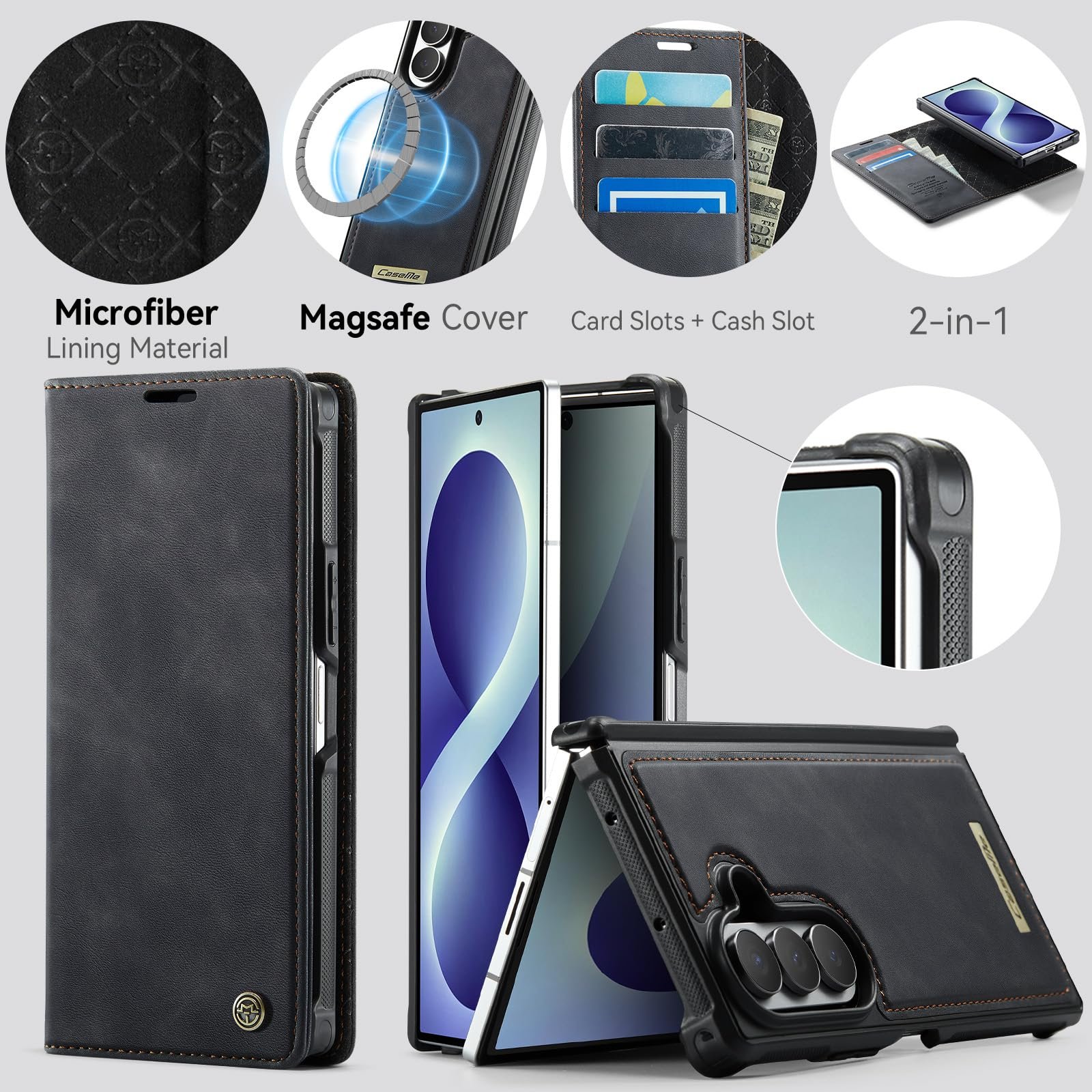 Samsung Galaxy Z Fold 8 Ultra · Classic Black — product image 7
