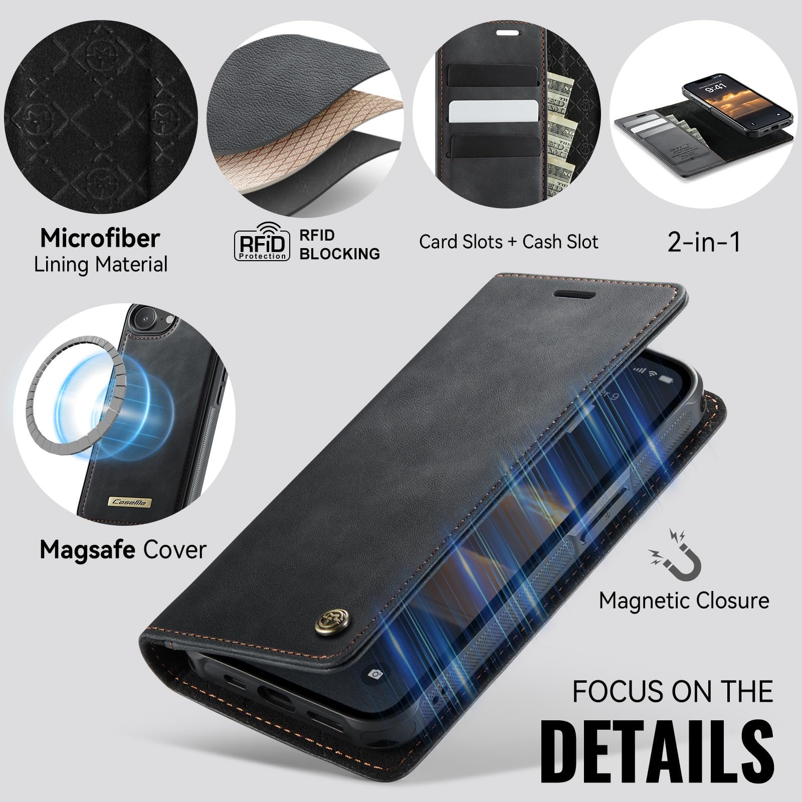 iPhone 17e / iPhone 16e · Classic Black — product image 8