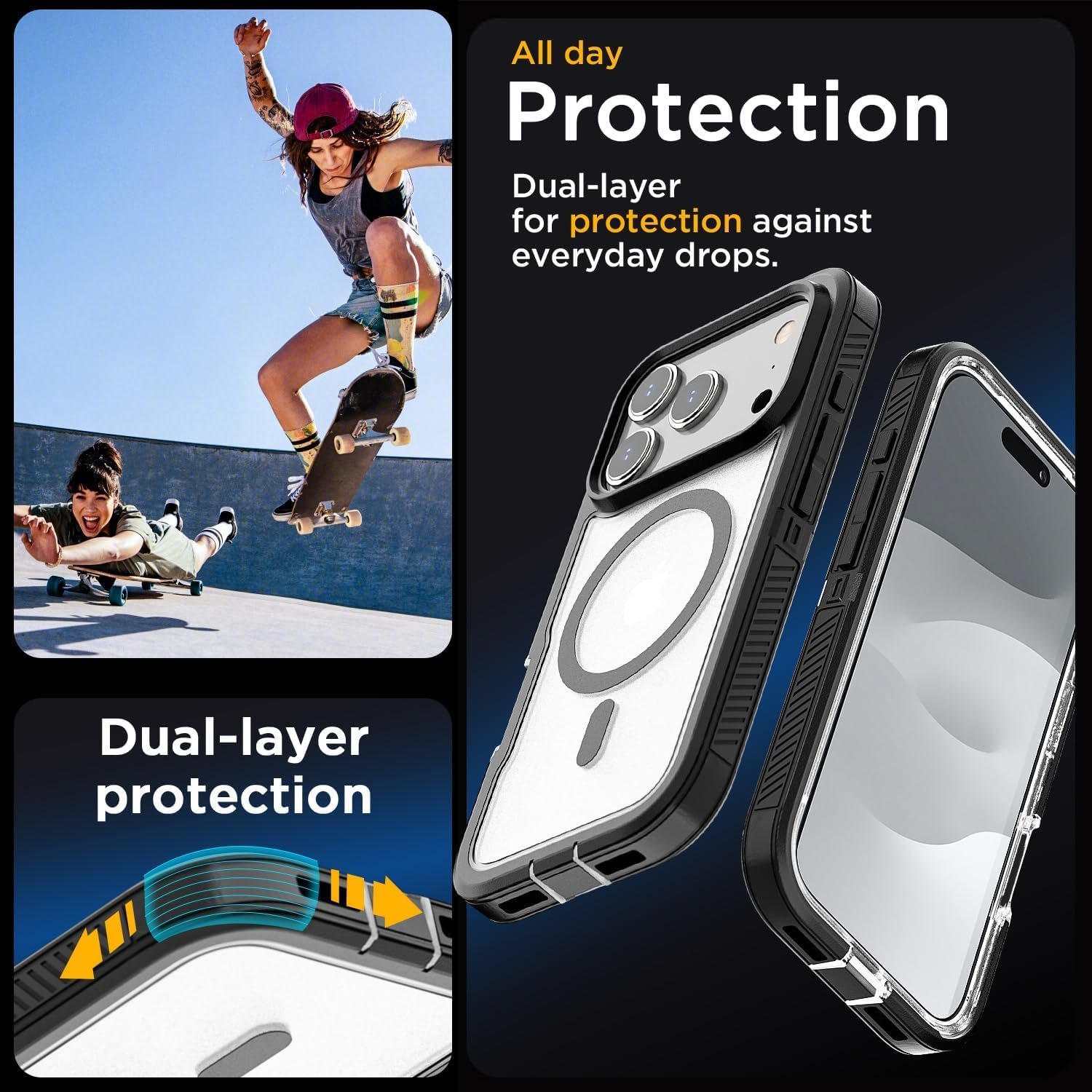 iPhone 18 Pro Max/iPhone 17 Pro Max · Transparent Black — product image 3