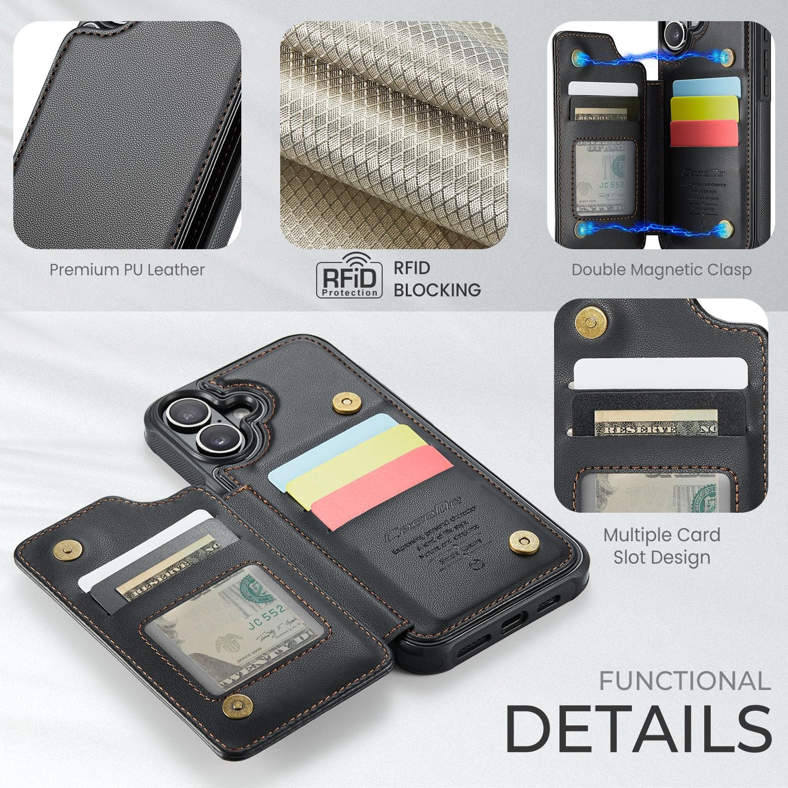 iPhone 16 · Fashion Black — product image 5