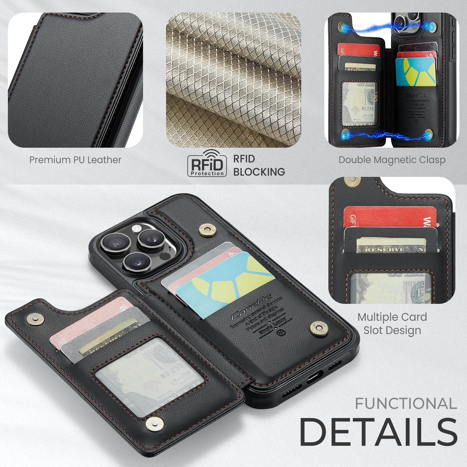 iPhone 16 Pro · Fashion Black — product image 3