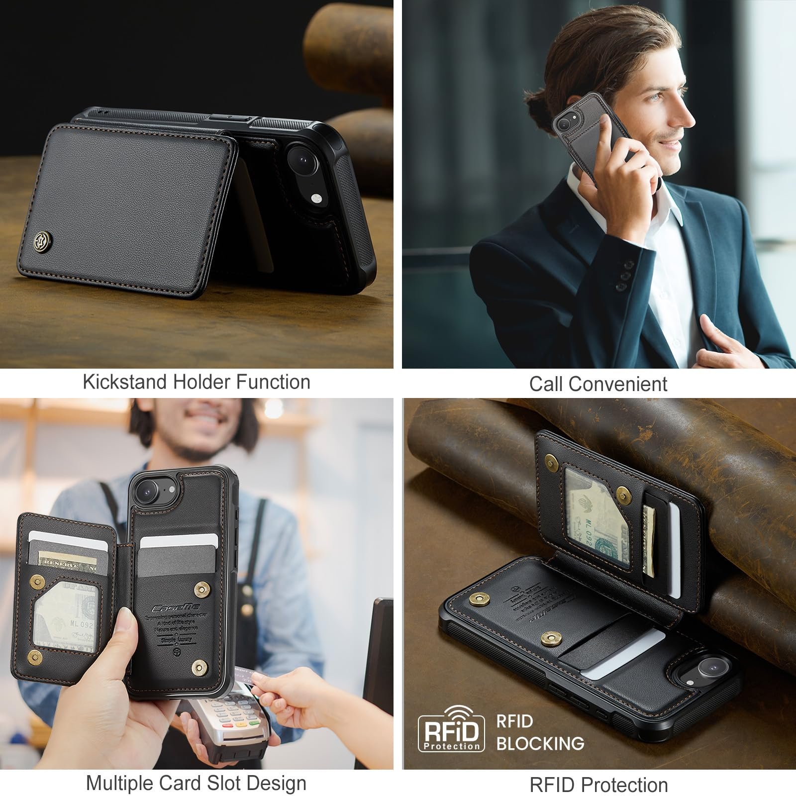 iPhone 17e / iPhone 16e · Fashion Black — product image 6