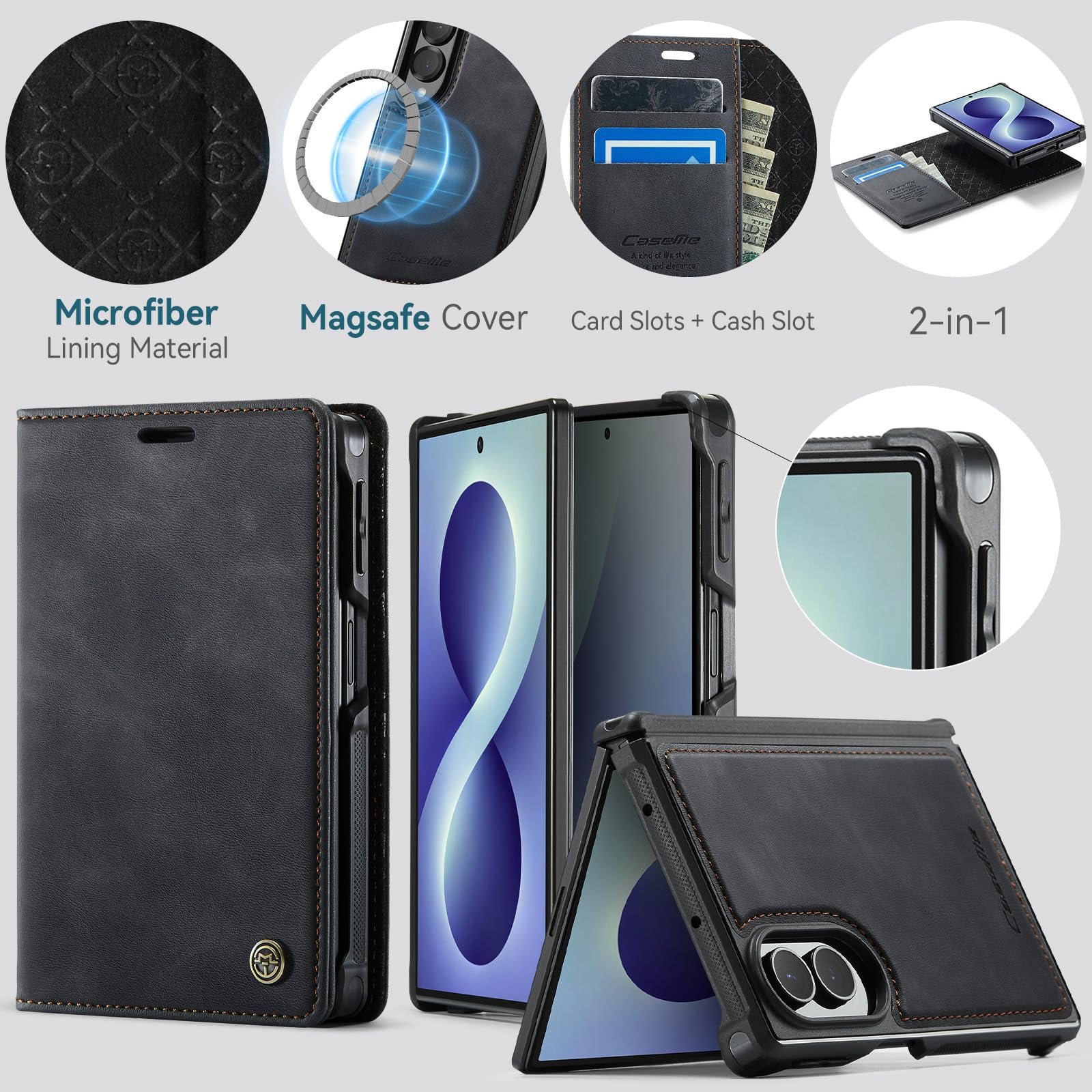 Samsung Galaxy Z Fold 8 · Classic Black — product image 7
