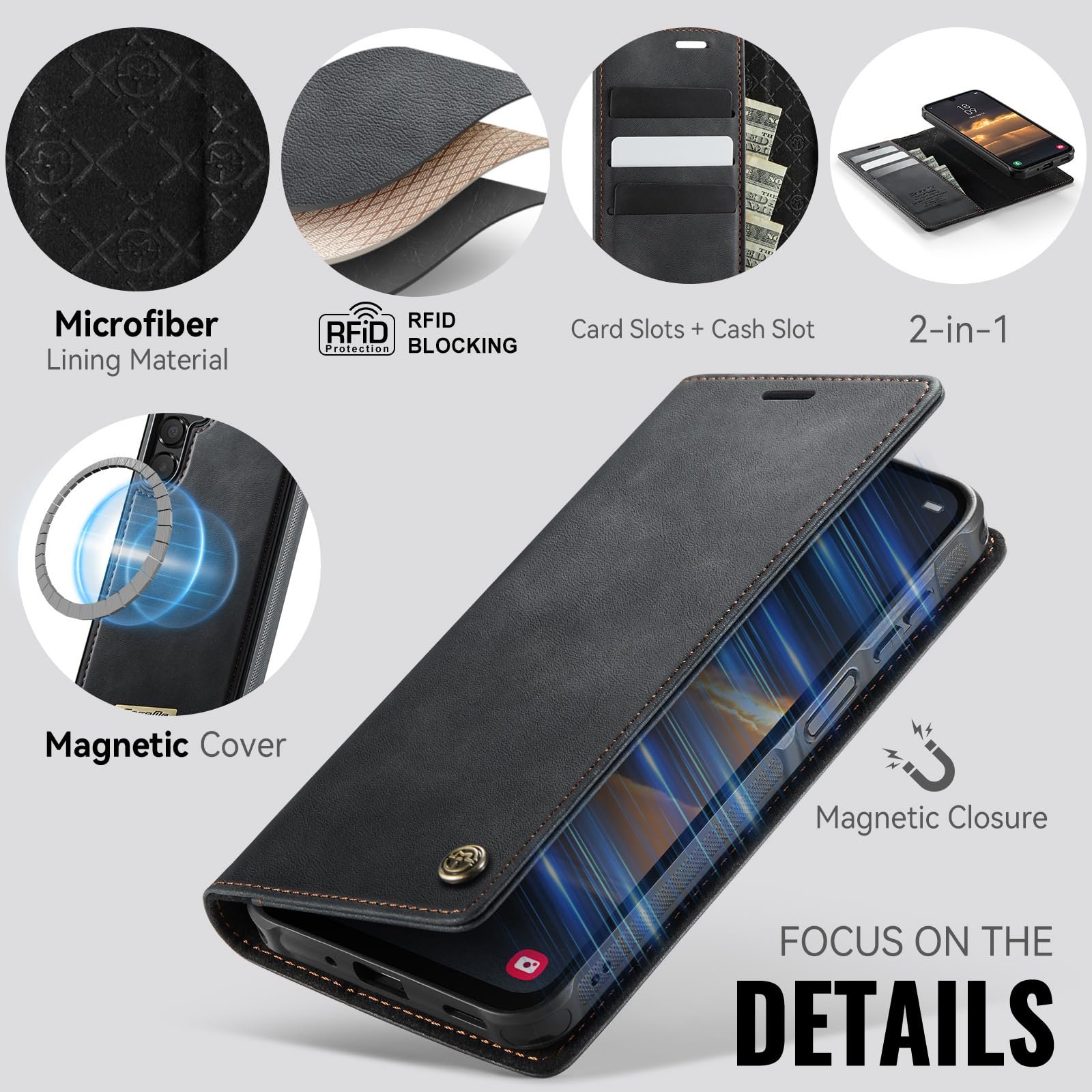 Samsung Galaxy A16 5G · Classic Black — product image 7