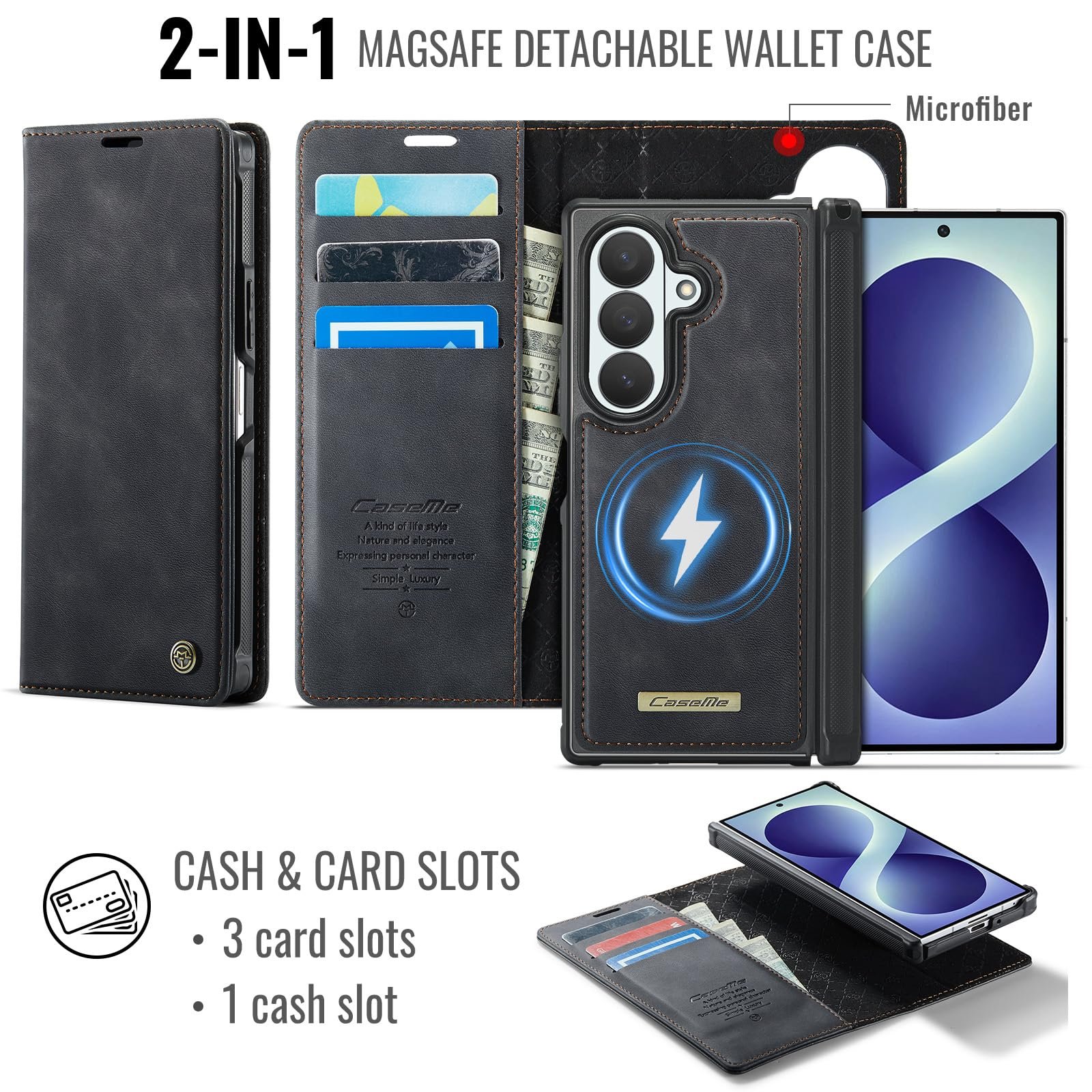 Samsung Galaxy Z Fold 8 Ultra · Classic Black — product image 2
