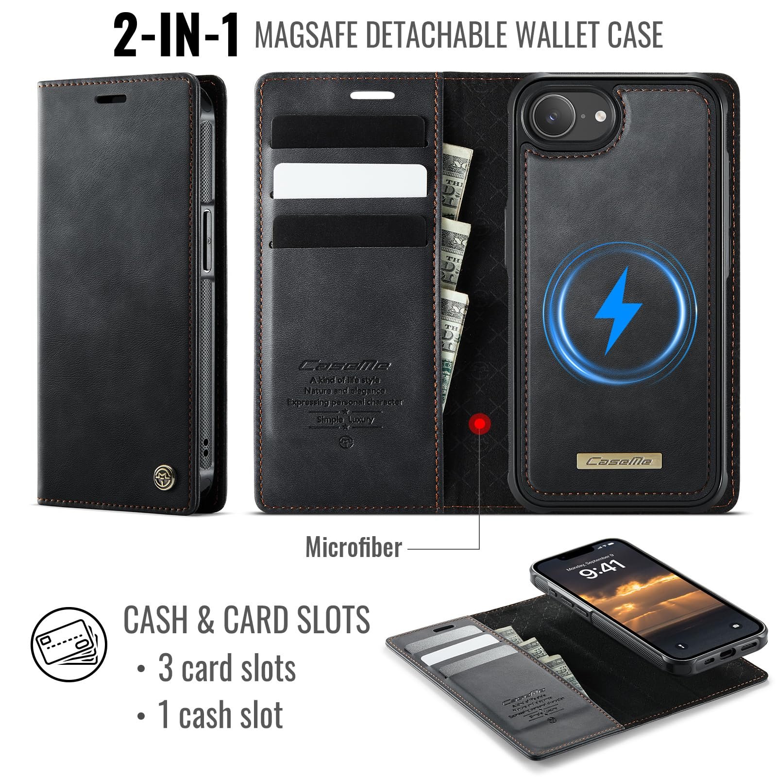 iPhone 17e / iPhone 16e · Classic Black — product image 2