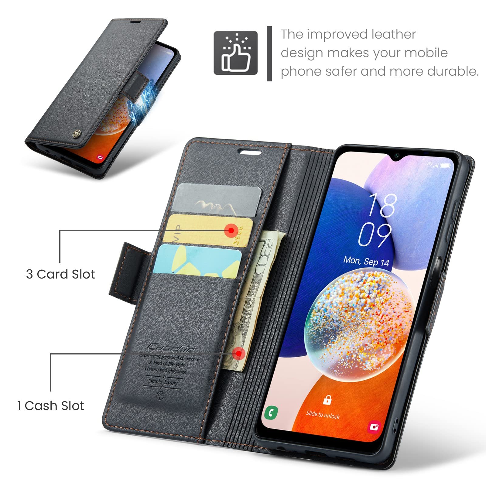 Samsung Galaxy A15 5G · Fashion Black — product image 2