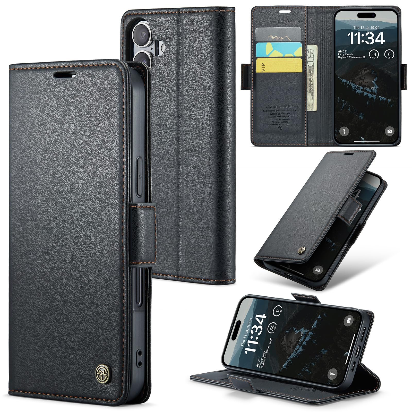 iPhone 16 Plus · Fashion Black — product image 1