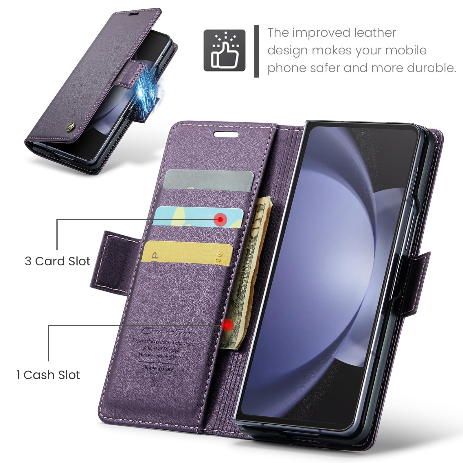 Samsung Galaxy Z Fold 5 · Fashion Purple — product image 2