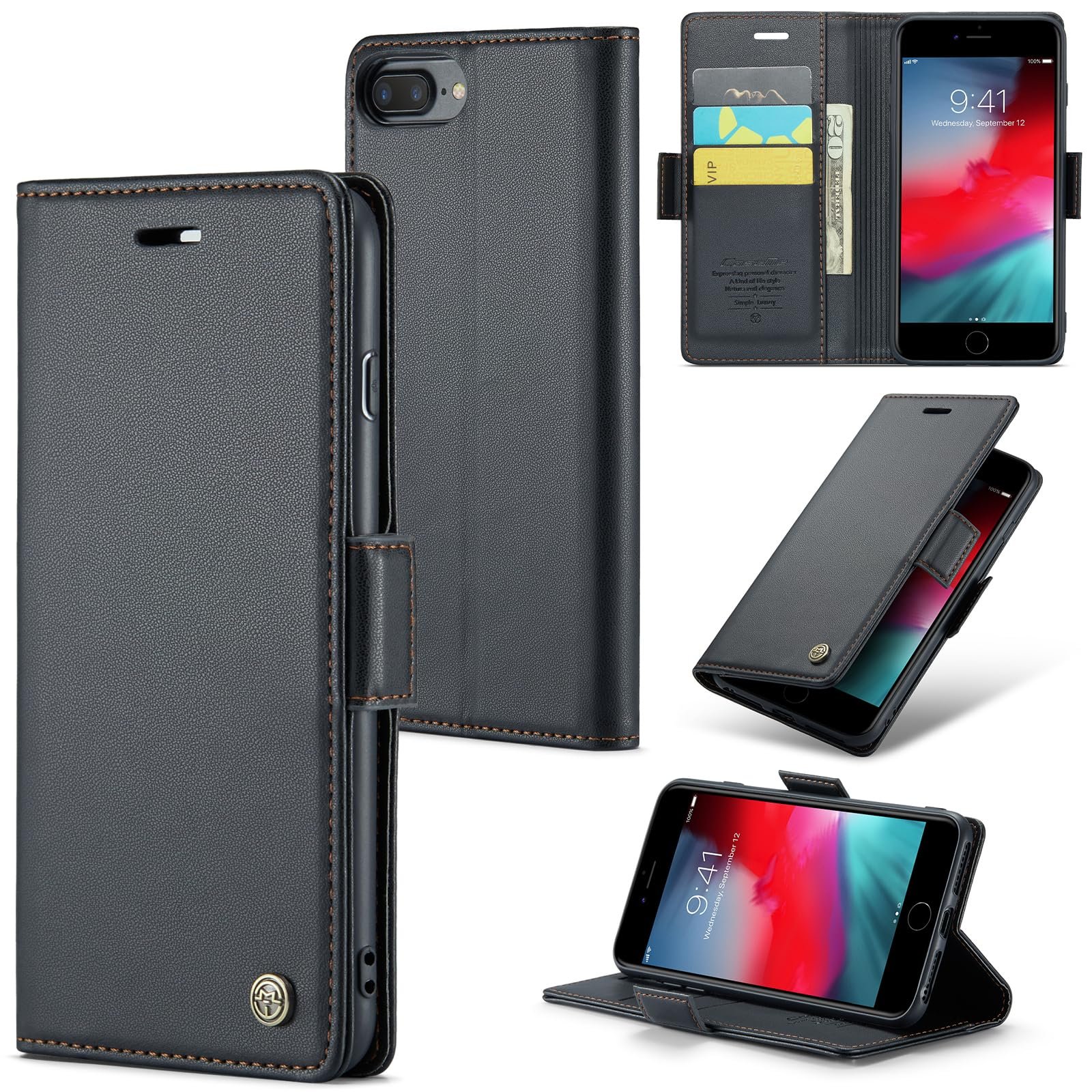 iPhone 6 Plus/7 Plus/8 Plus · Fashion Black — product image 1