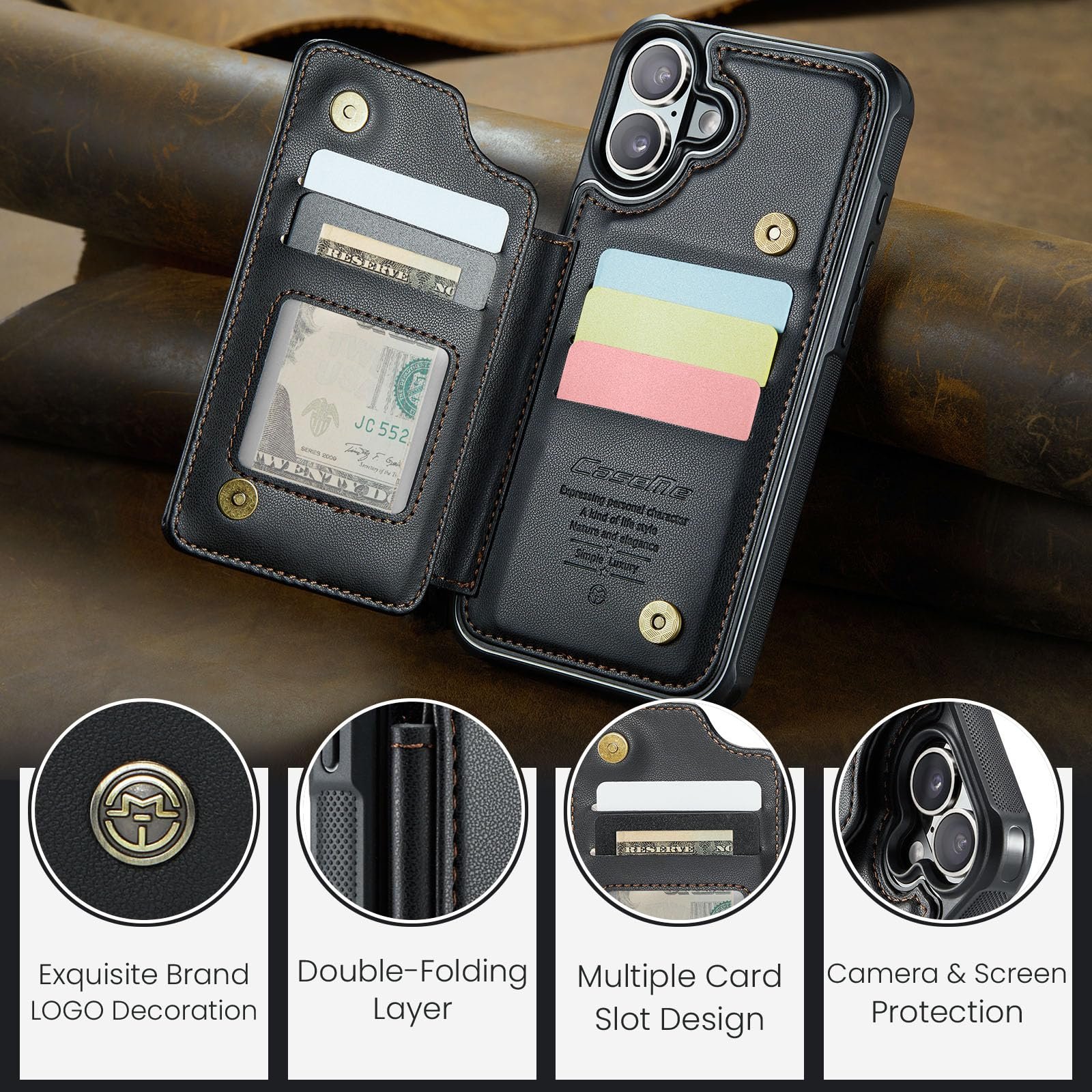 iPhone 16 · Fashion Black — product image 8
