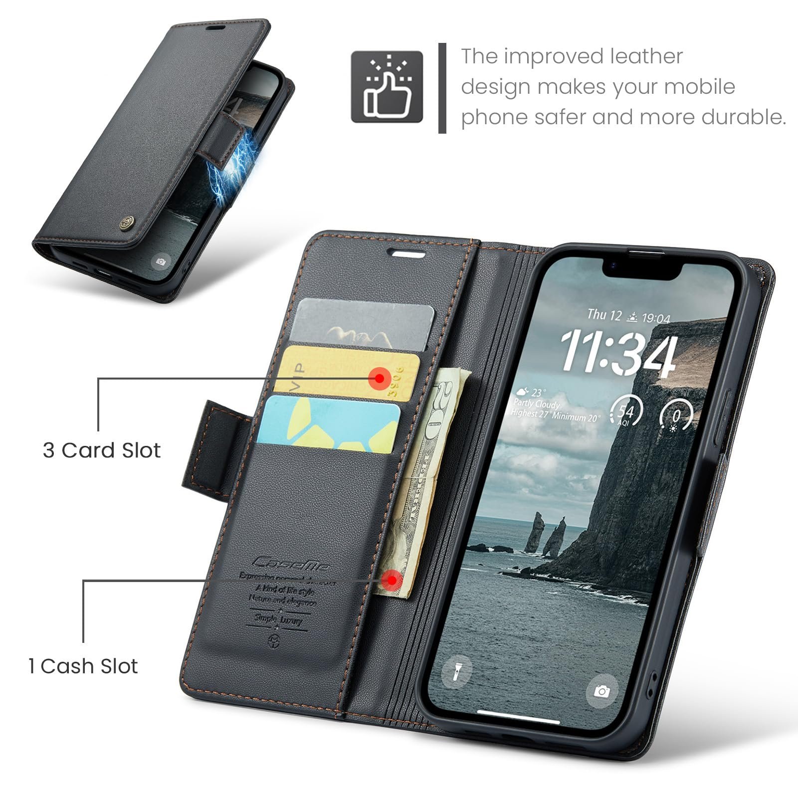 iPhone 17e / iPhone 16e · Fashion Black — product image 2