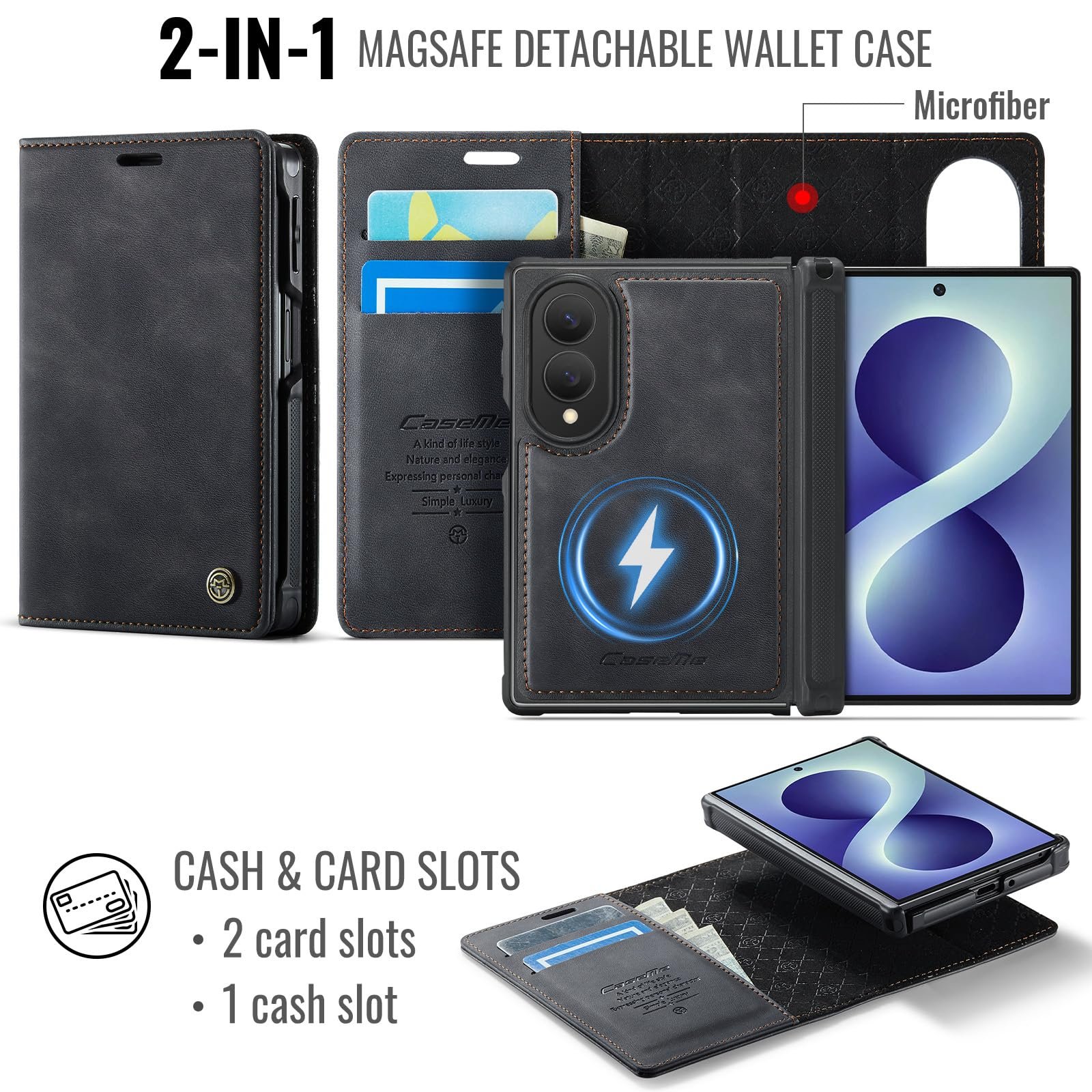 Samsung Galaxy Z Fold 8 · Classic Black — product image 2