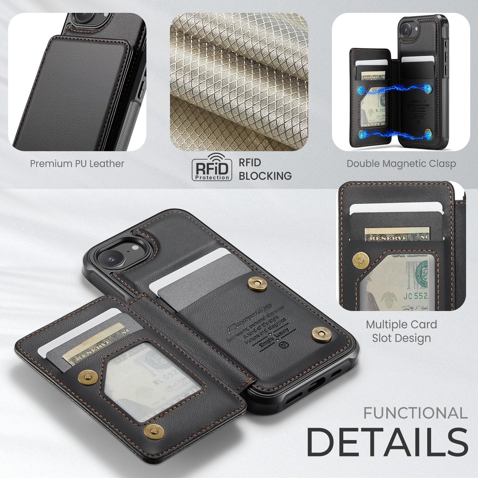 iPhone 17e / iPhone 16e · Fashion Black — product image 2