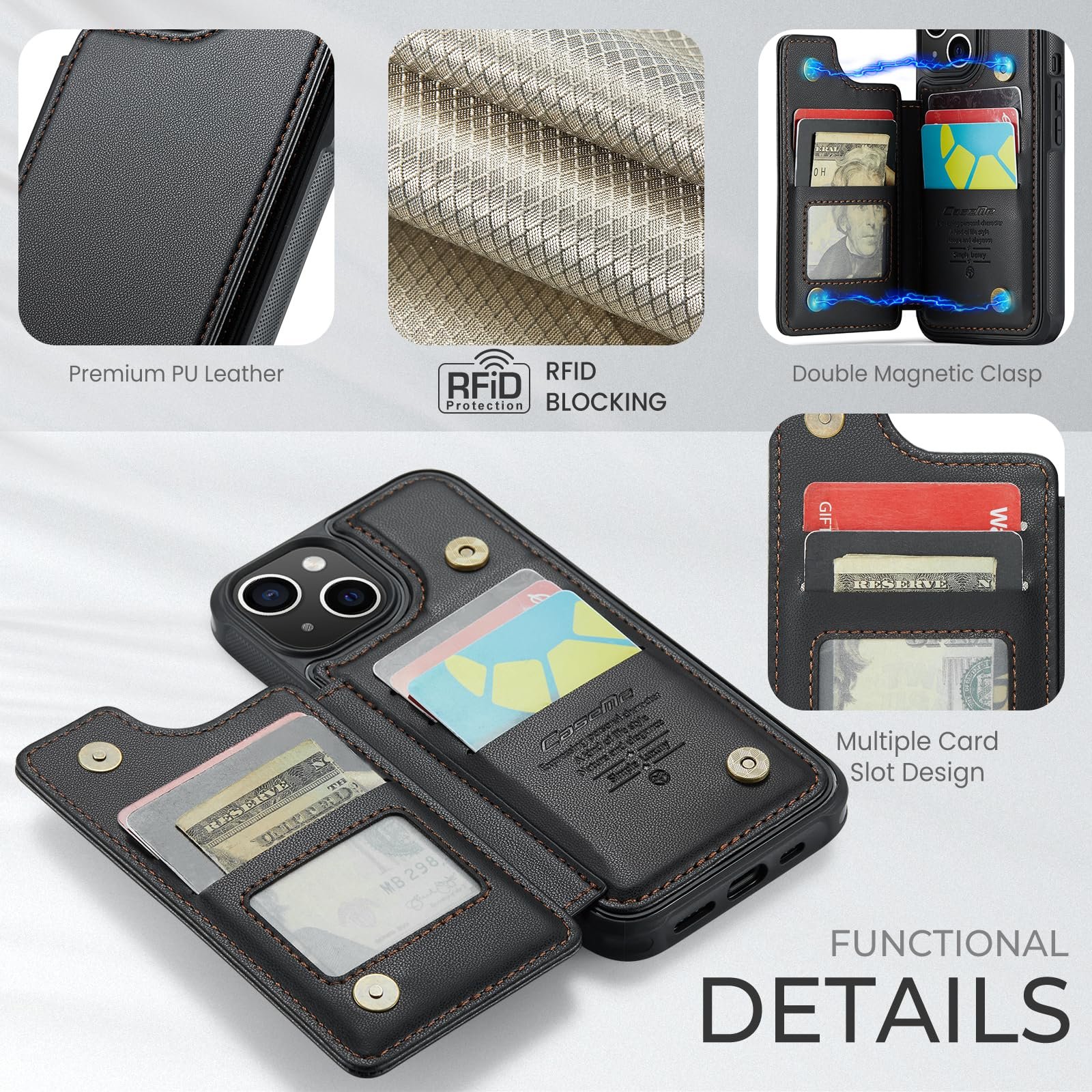 iPhone 15 Plus · Fashion Black — product image 3
